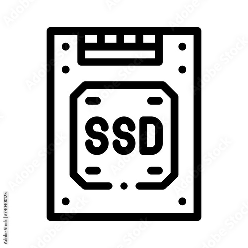 ssd line icon
