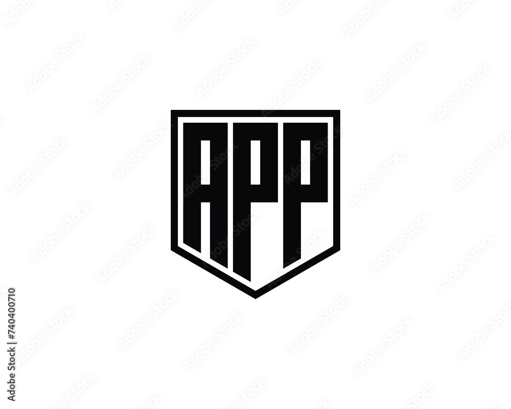 APP logo design vector template APP logo design vector template