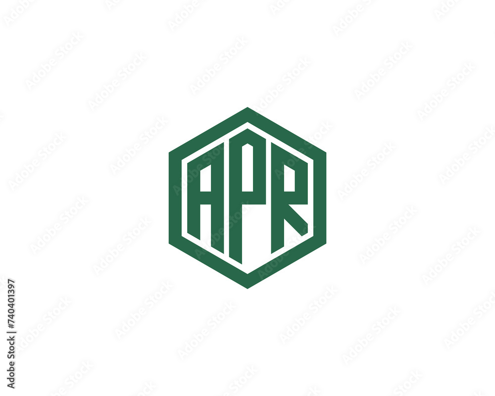 APR logo design vector template APR logo design vector template