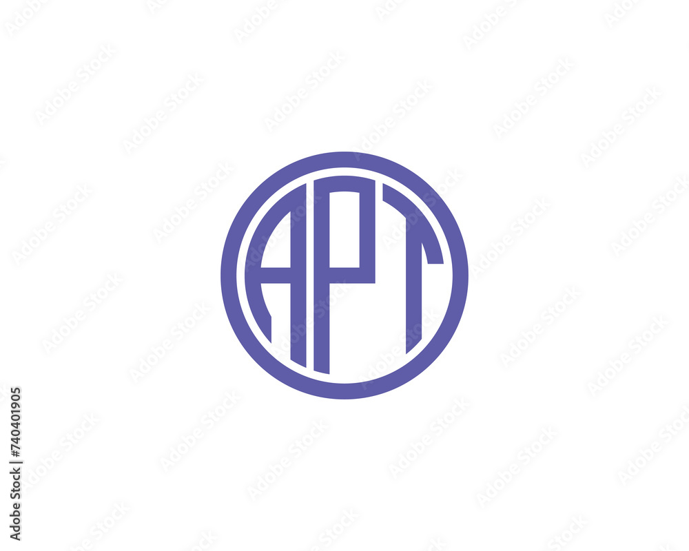 APT logo design vector template APT logo design vector template