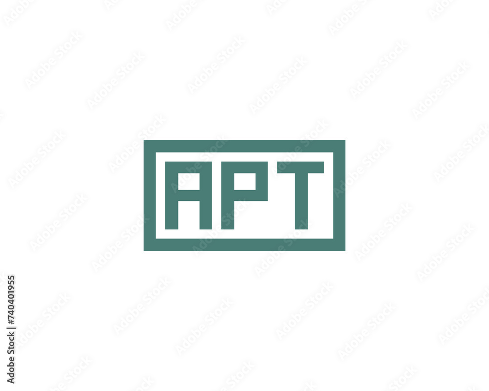 APT logo design vector template APT logo design vector template