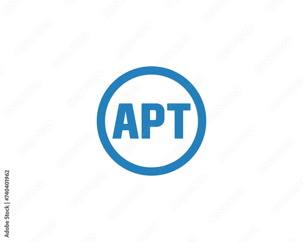 APT logo design vector template APT logo design vector template