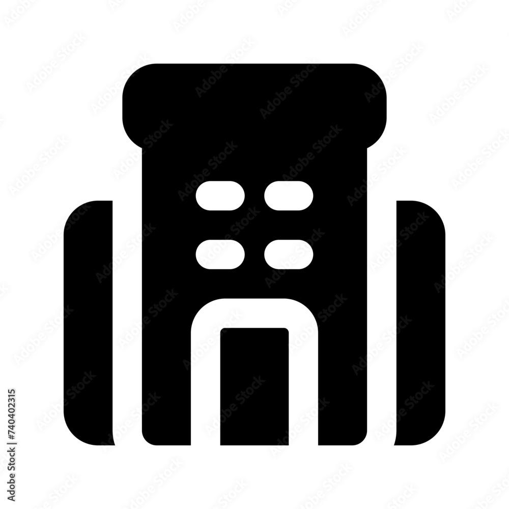 hotel glyph icon hotel glyph icon
