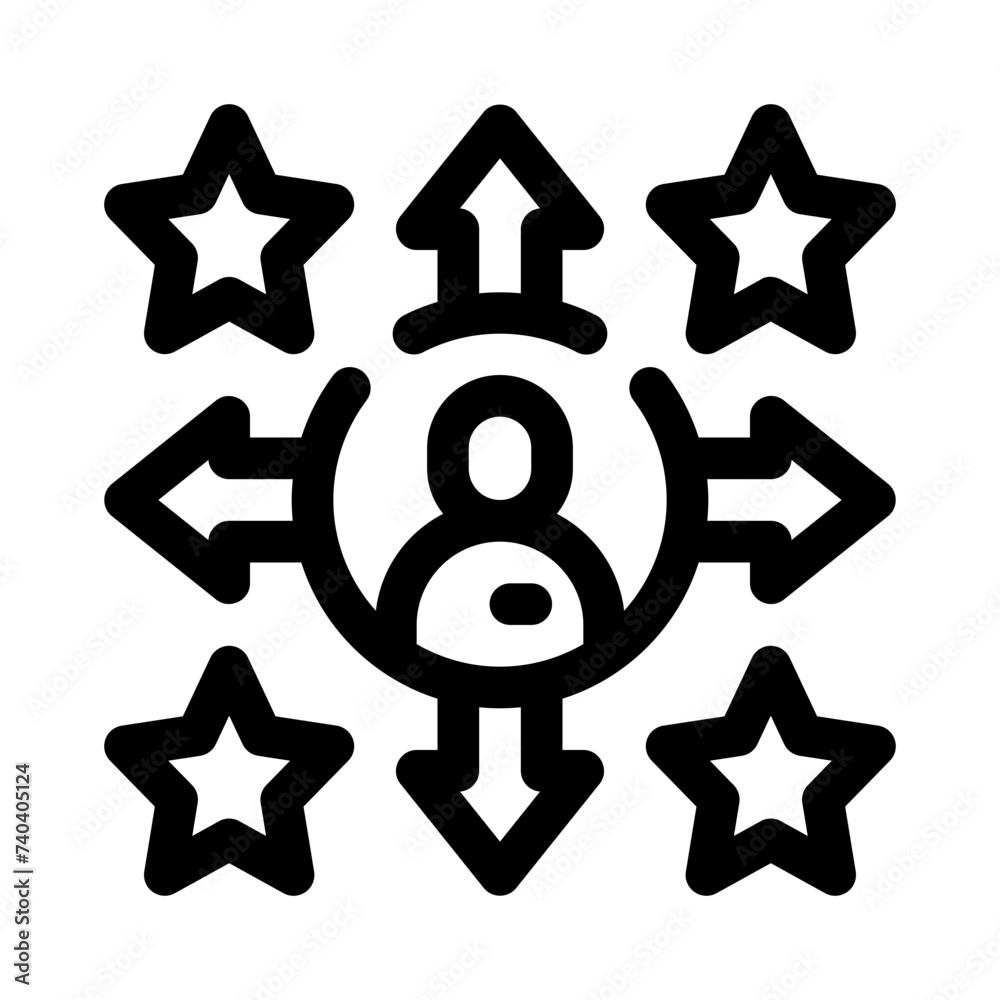 customer line icon customer line icon