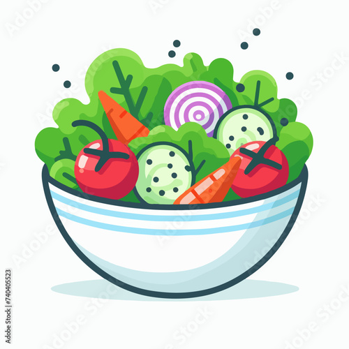 vegetable salad in a bowl