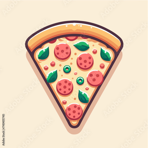 fast food pizza slice