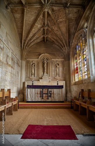 Chapel of All souls in King's college chapel. University of Cambridge. UK photo