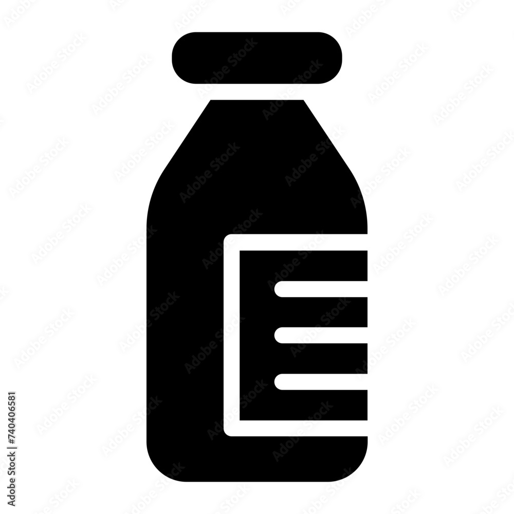 Vial glyph icon Vial glyph icon