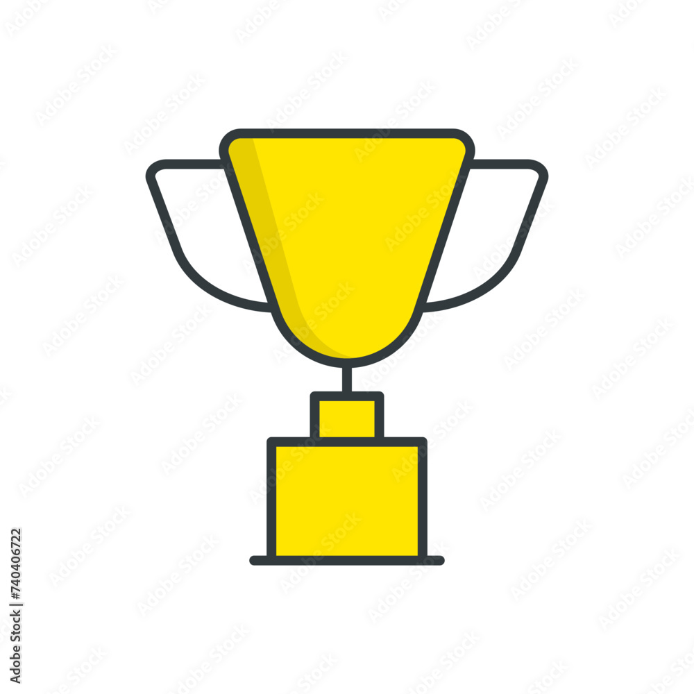Trophy icon vector design templates simple and modern Trophy icon vector design templates simple and modern