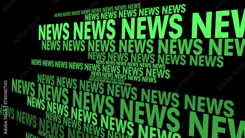 World news channel creates striking black background with creative typography and global report inscription World news channel creates striking black background with creative typography and global report inscription