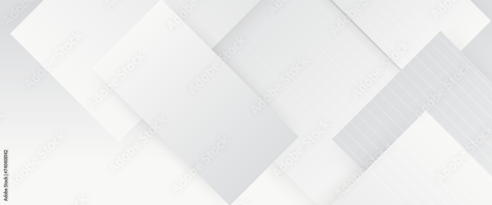 White vector gradient abstract banner with shapes elements. For background presentation, background, wallpaper, banner, brochure, web layout, and cover White vector gradient abstract banner with shapes elements. For background presentation, background, wallpaper, banner, brochure, web layout, and cover