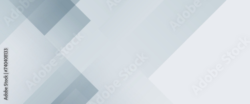 White vector gradient abstract banner with shapes elements. For background presentation, background, wallpaper, banner, brochure, web layout, and cover photo
