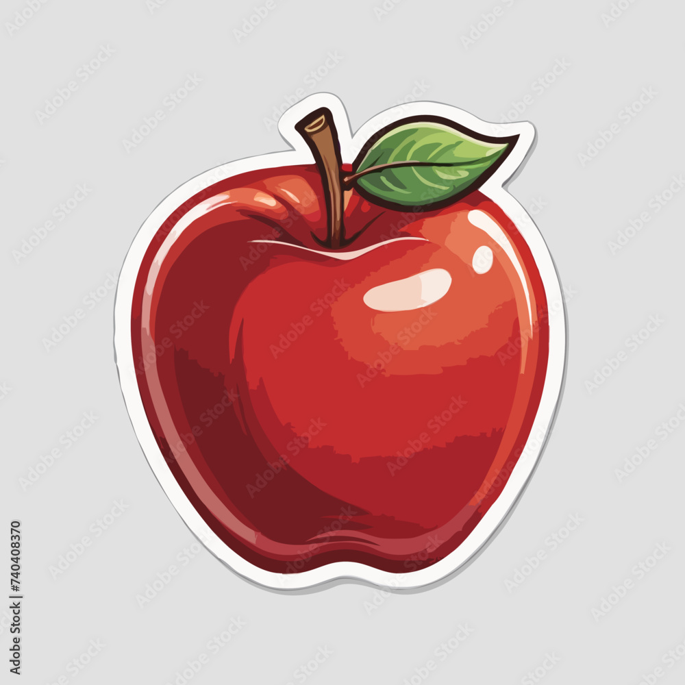 red apple illustration red apple illustration