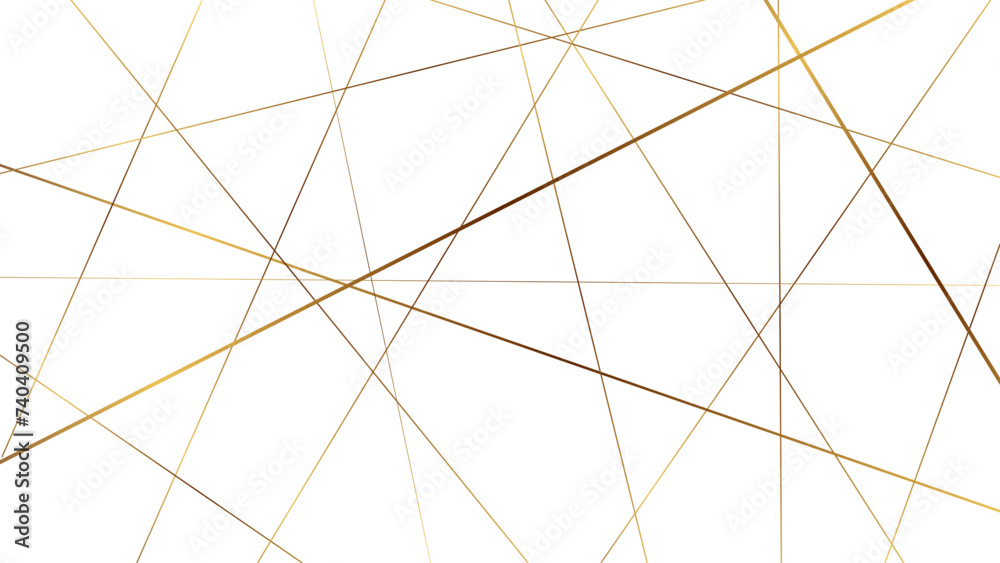Obraz premium Random chaotic lines abstract geometric pattern.