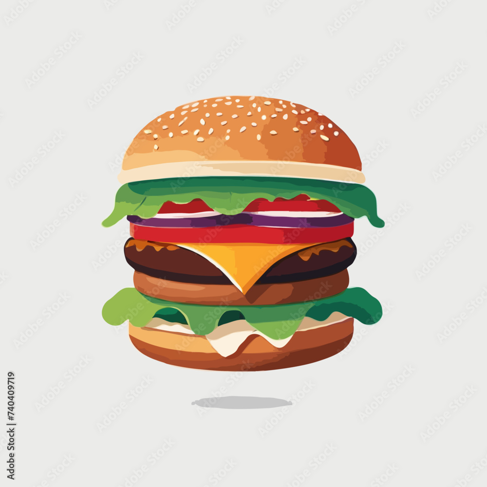burger isolated on white burger isolated on white