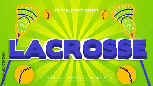Blue yellow and green 3d editable text effect - font style
