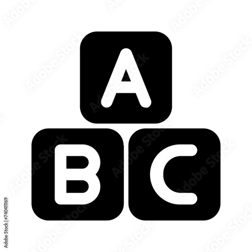 abc glyph icon