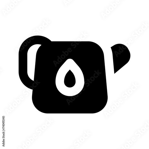watering can glyph icon