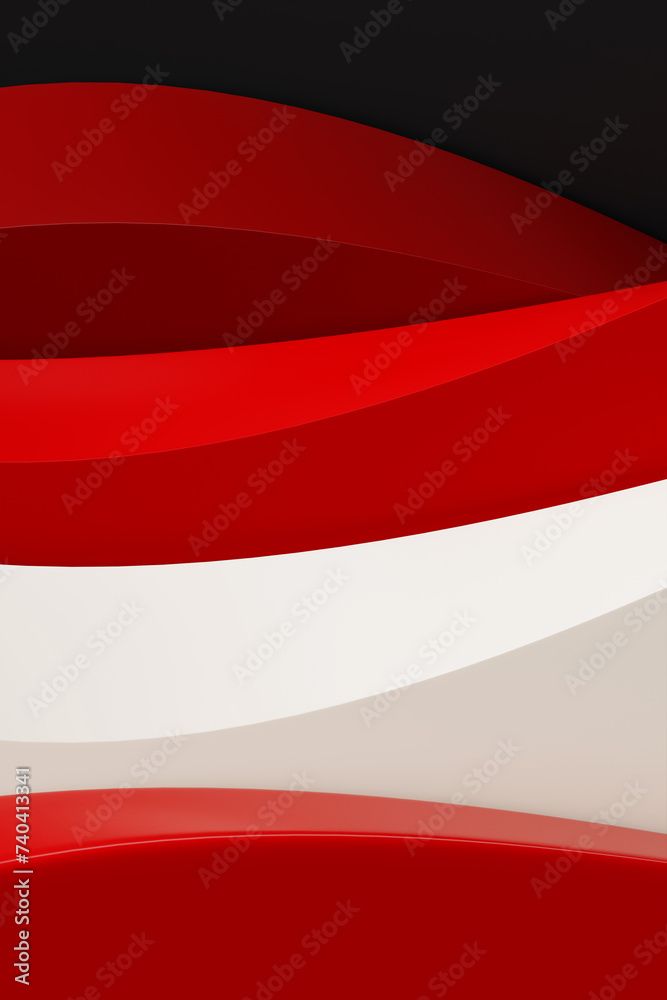 Naklejka premium 3d pattern of multicolored abstract geometric lines, vertical orientation