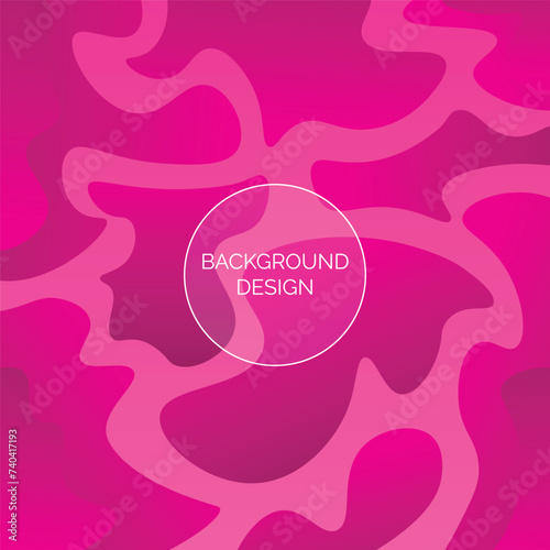 Abstract backdrop modern gradient pink colour liquid shape background, template for website, banner art, poster design, wallpaper, vector illustration