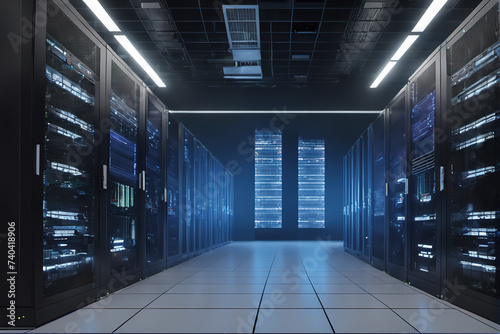 Modern advanced technology data center server