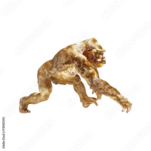 Golden_gorilla_running