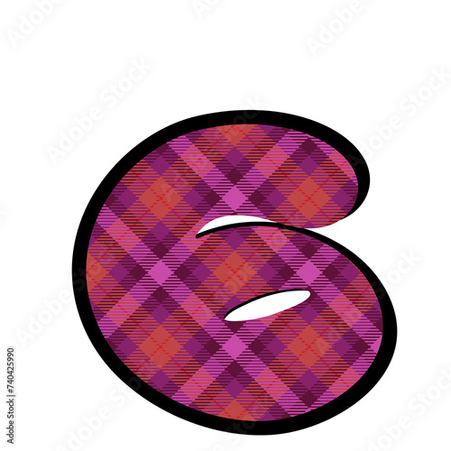 Obraz na płótnie number eight