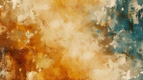 Abstract vintage watercolor for poster background.