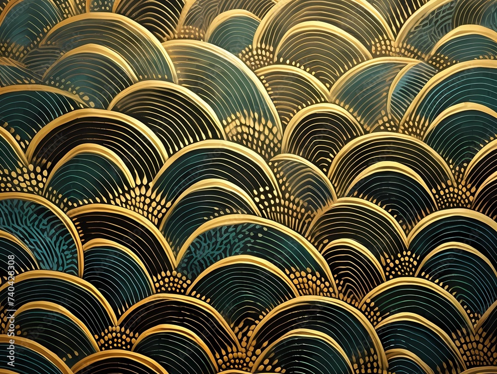 Abstract Pattern with Circles and Lines Abstract Pattern with Circles and Lines