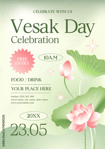 Vesak Day Flyer