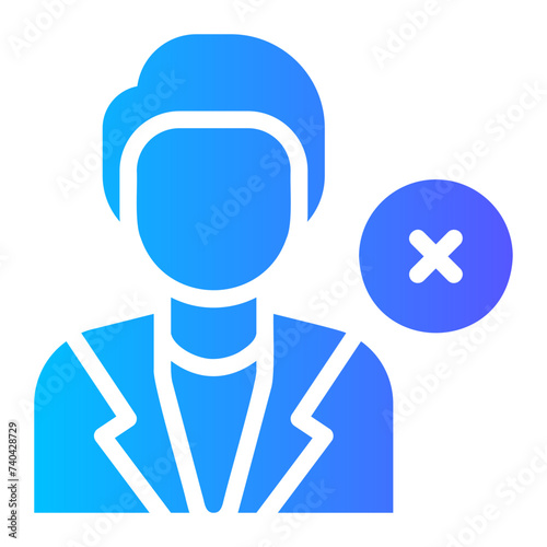termination gradient icon