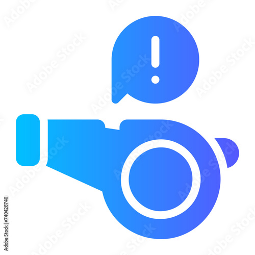 whistleblower gradient icon