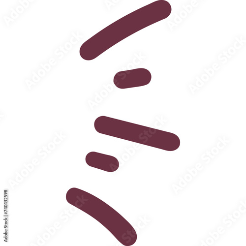 Emphasis Line Accent Decorative Element