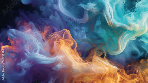 An enchanting spectacle of fluid shapes and colors as wax melts creating a peaceful and serene atmosphere.