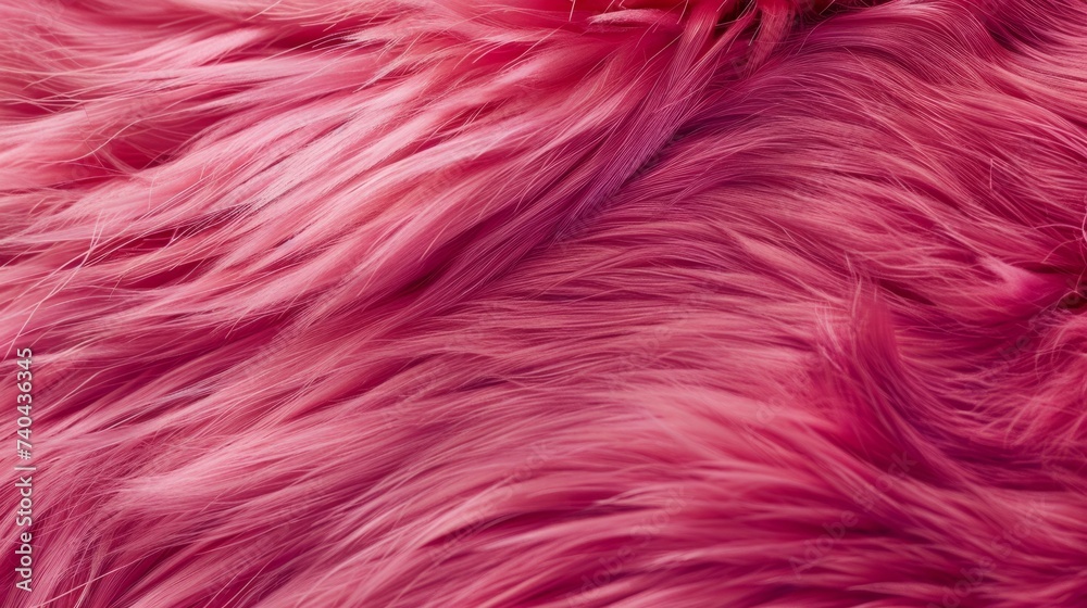 Fototapeta premium Close up of pink fur texture background
