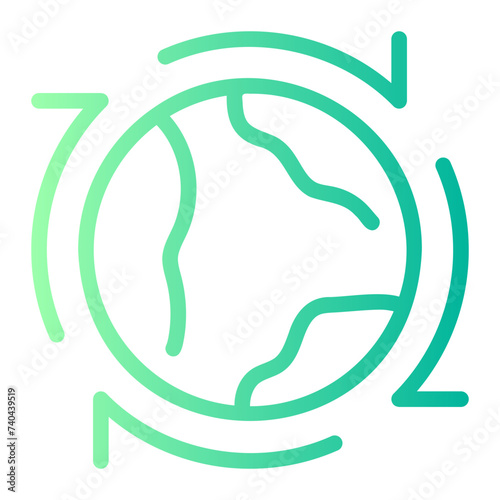 global distribution gradient icon