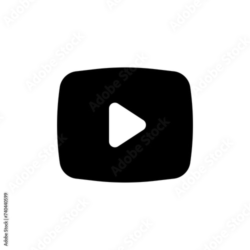 play icon button video audio player icons	
