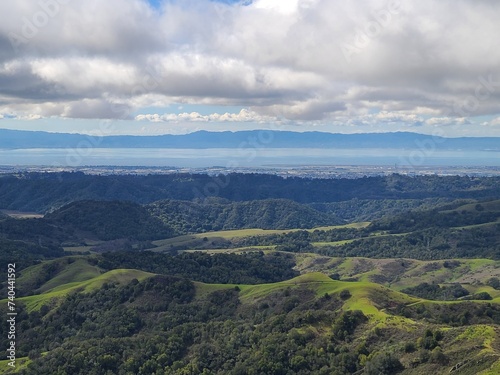 View of the San Francisco Bay from Las Trampas, Danville, California