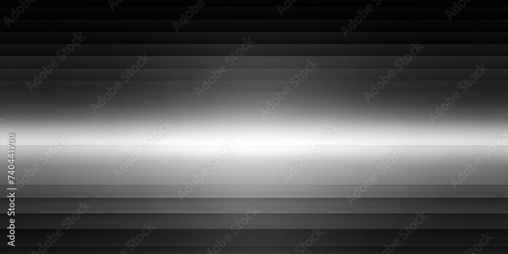 Silver metallic lines on textured gray backdrop with light