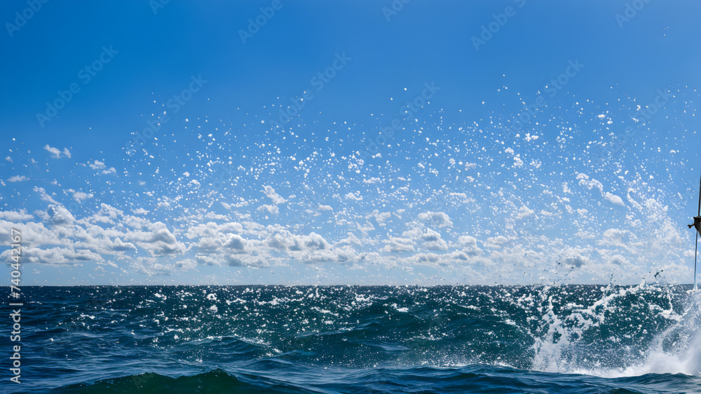 water splash background