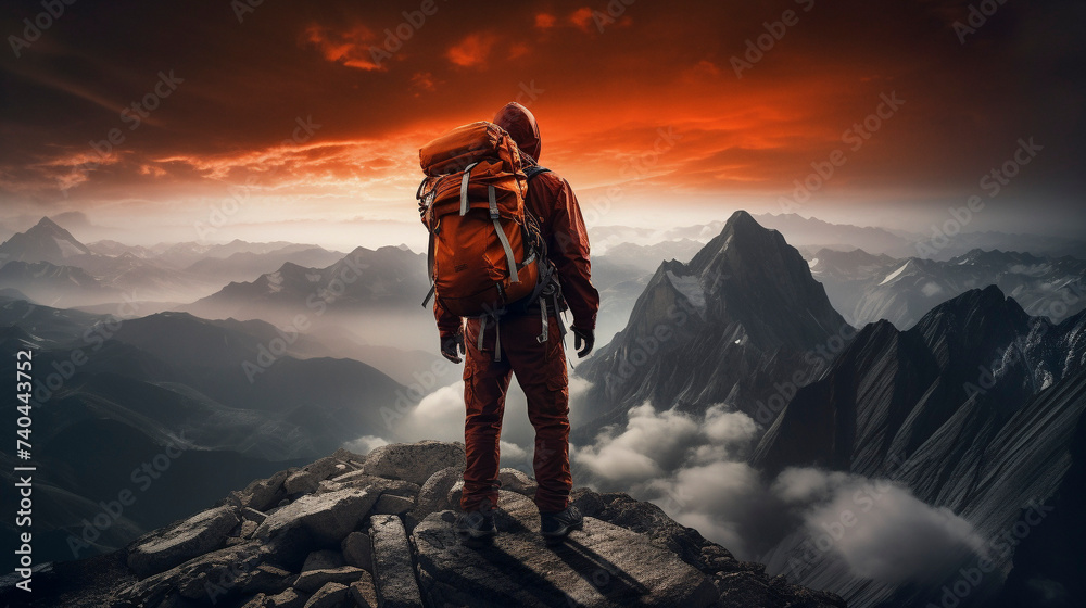 Alone at Altitude: Climber's Career Metaphor, Generative AI