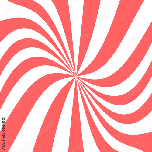 red and white sunburst