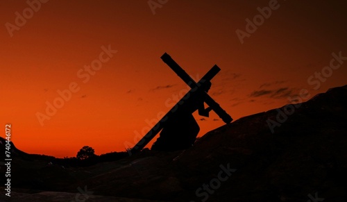 Fotografia Jesús cargando cruz