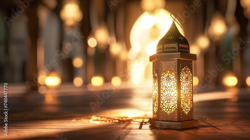 Festive Greeting Card for Muslim Holy Month Ramadan © zahidcreat0r