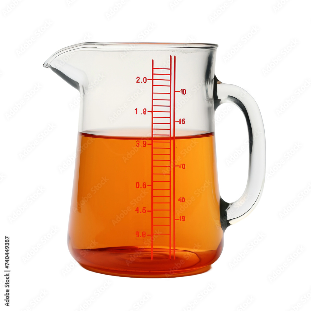 Measuring jug isolated on transparent background Measuring jug isolated on transparent background