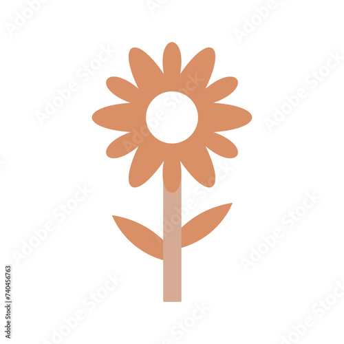 illustration of a sunflower