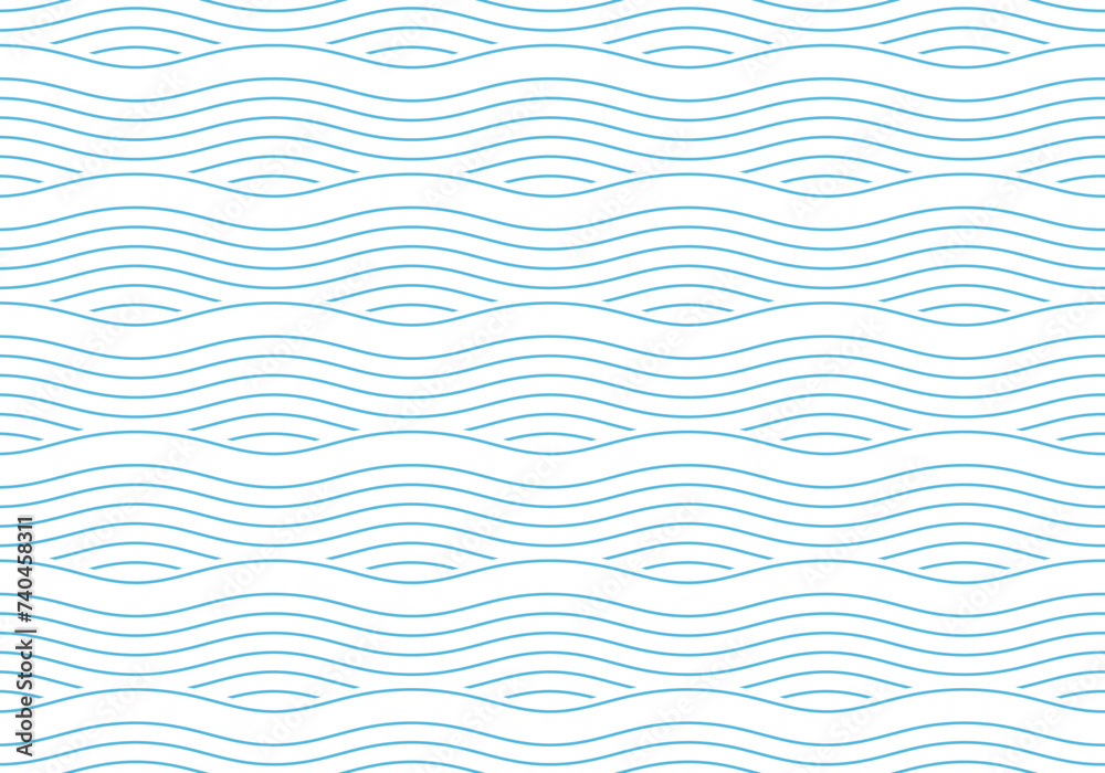 Seamless wave pattern Seamless wave pattern