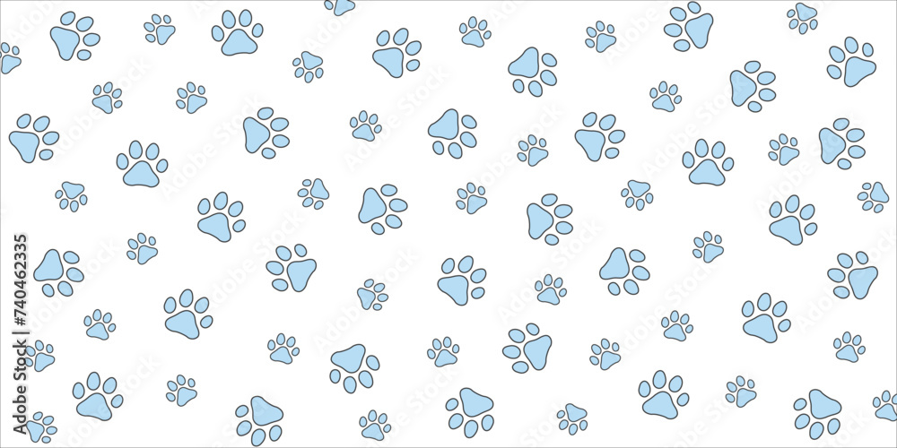 Background with paw print. Vector cat's or dog's paw print on white background. Background with paw print. Vector cat's or dog's paw print on white background.