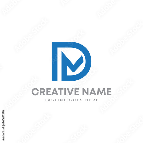Letter DM Professional logo for all kinds of business