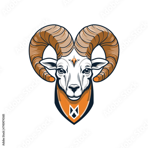 illustration of goat sheep vector 